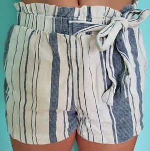 Striped Bermuda Shorts
